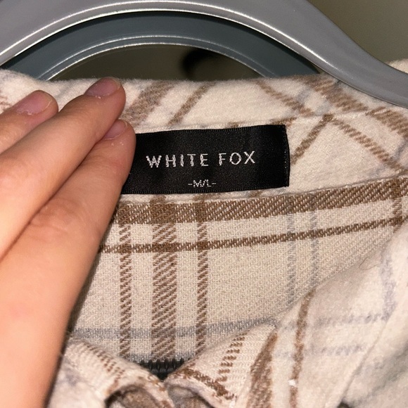 🍂White fox boutique fall flannel - Picture 7 of 7